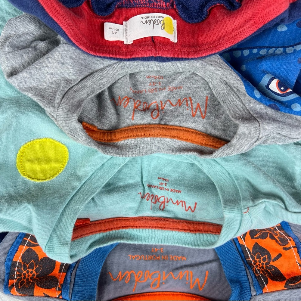 Mini Boden Boys 4T Bundle Applique Tees & Shorts Spring Summer 4 pcs - Picture 5 of 5
